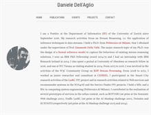 Tablet Screenshot of dellaglio.org